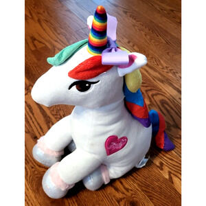 JoJo Siwa Sparkle Rainbow Unicorn Plush Nickelodeon Jay Franco 20"